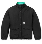 Flagstuff - Reversible Quilted Cotton-Blend and Shell Jacket - Black