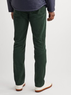 Sid Mashburn - Garment-Dyed Cotton-Corduroy Trousers - Green