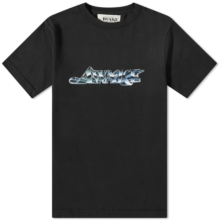 Photo: Awake NY Men's Chrome Logo T-Shirt in Black