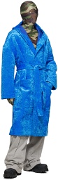 VETEMENTS Blue Bathrobe Coat