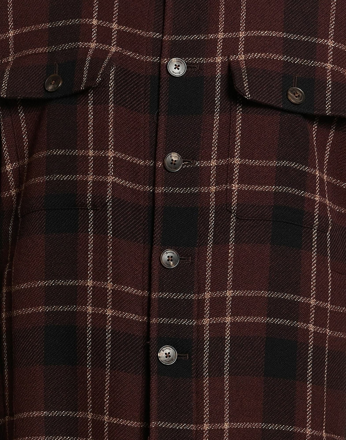 Drumohr Mens Shirt in Brown