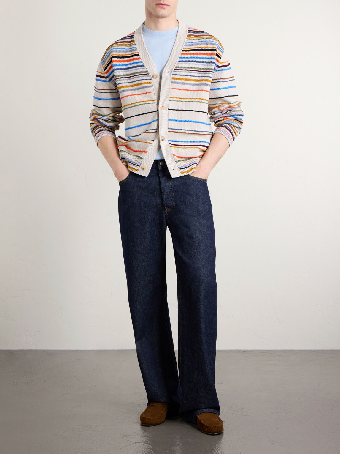 Paul Smith - Striped Cotton-Blend Cardigan - Multi