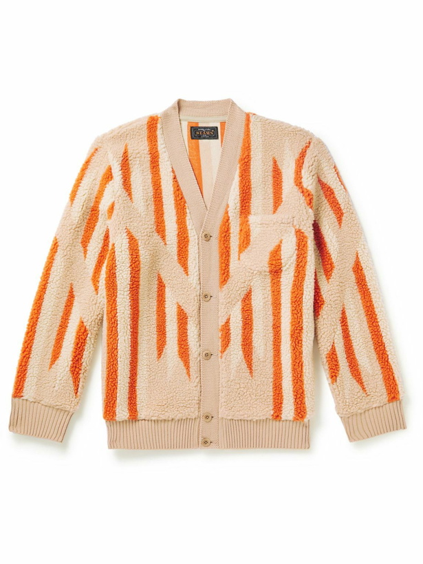 Photo: Beams Plus - Fleece-Jacquard Cardigan - Neutrals