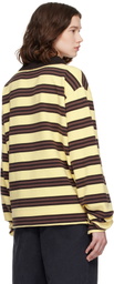 Still Kelly Yellow & Brown Oversized Polo