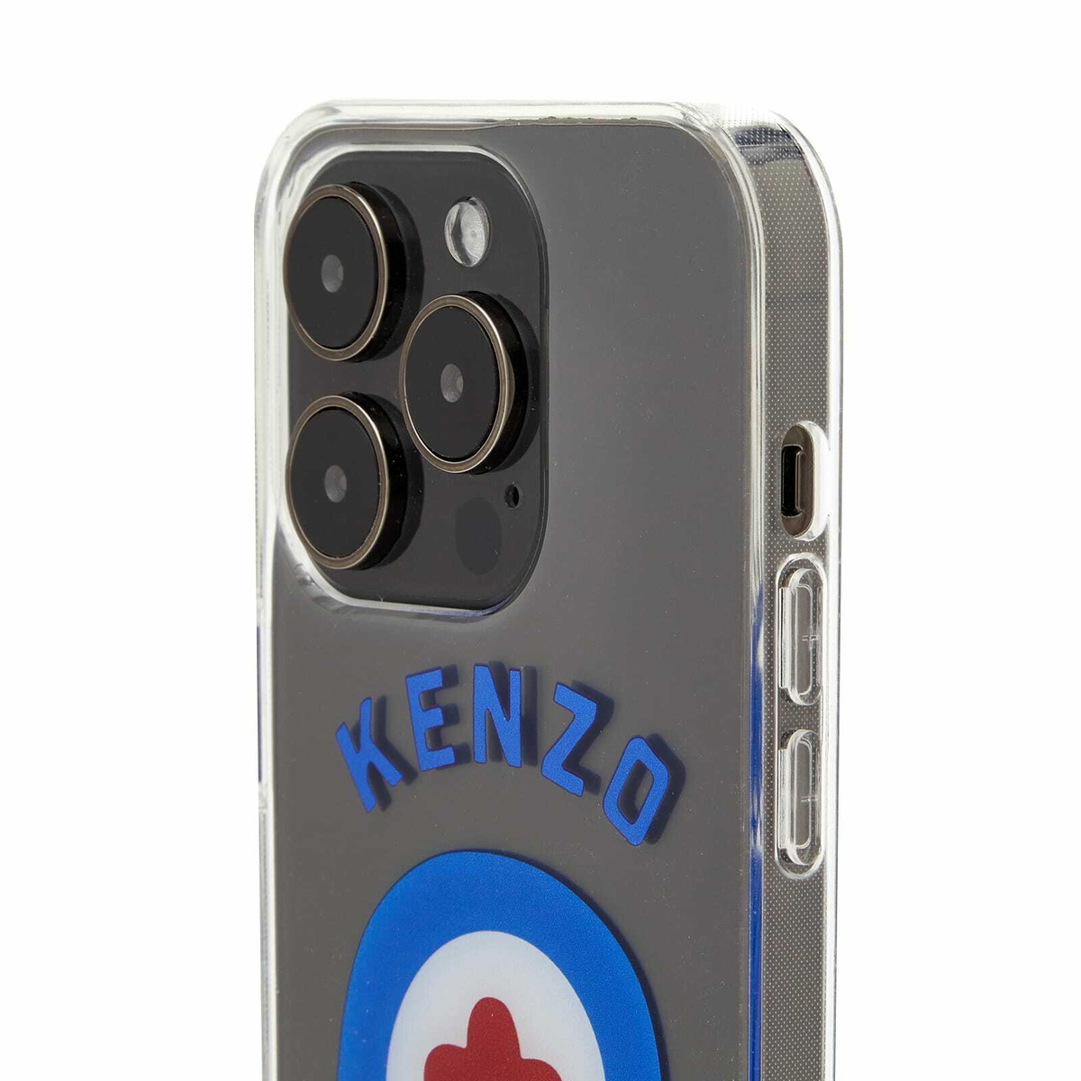 KENZO iPhone14pro ケース Kenzo Paris Men's Kenzo Target iPhone 14 Pro C ase in Deep Sea