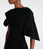 Maticevski Diadem draped asymmetric midi dress