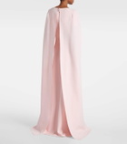 Safiyaa Yuna caped embellished gown