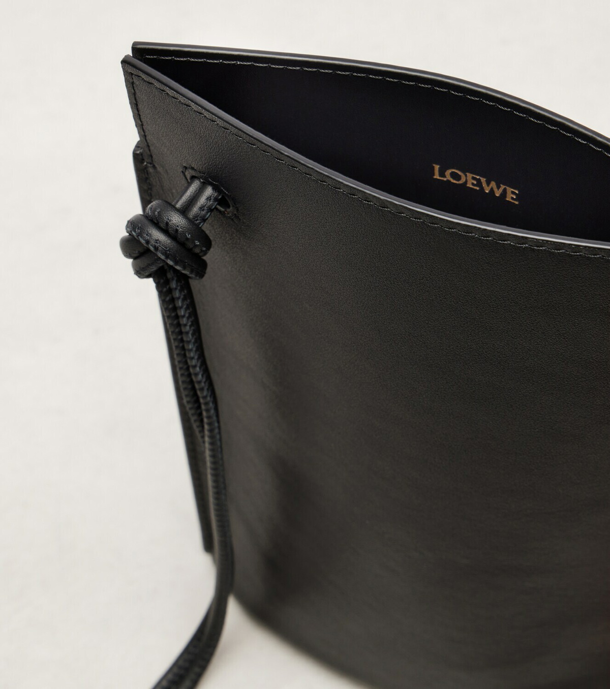 Loewe Pebble Dice leather pouch