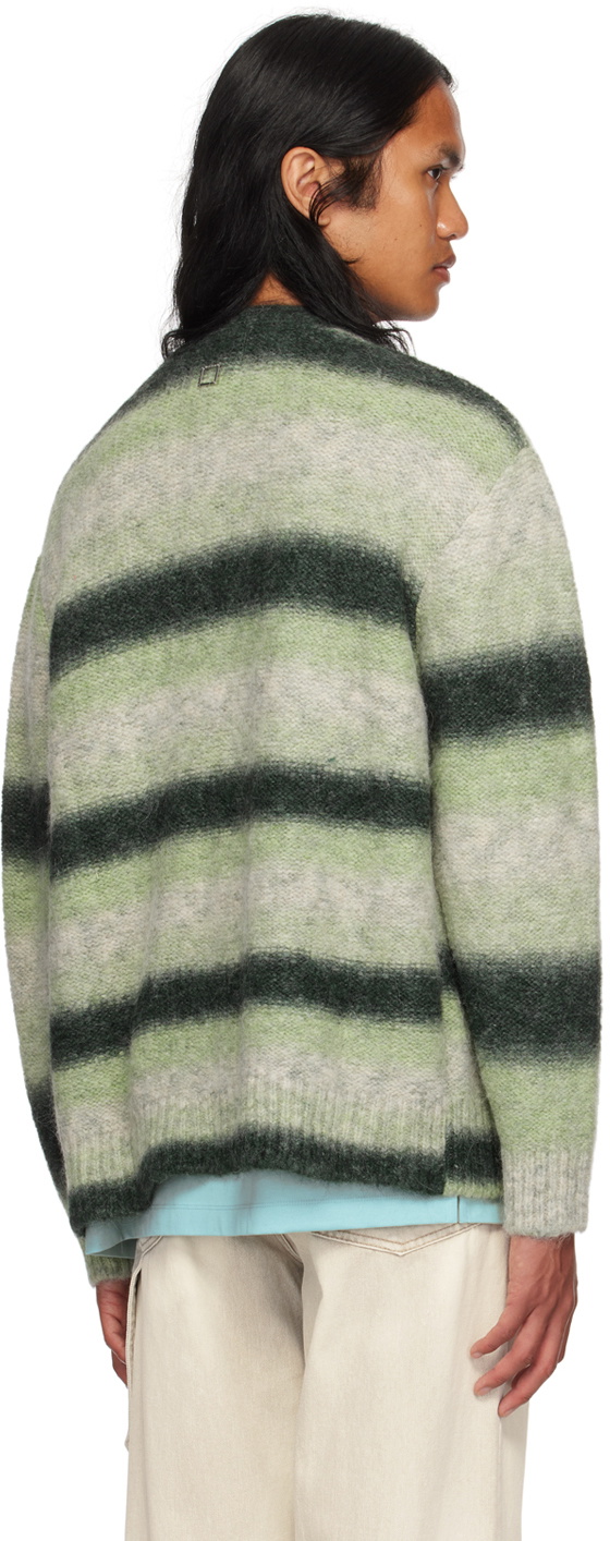 Wooyoungmi Green Striped Cardigan Wooyoungmi