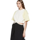 JW Anderson Yellow Contrast Cut-Out Dress
