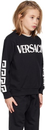 Versace Kids Black Greca Sweatshirt