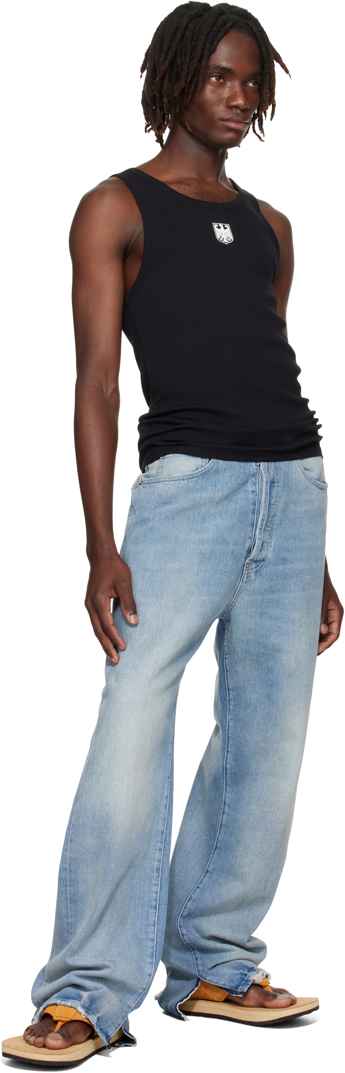 VETEMENTS Black Eagle Tank Top