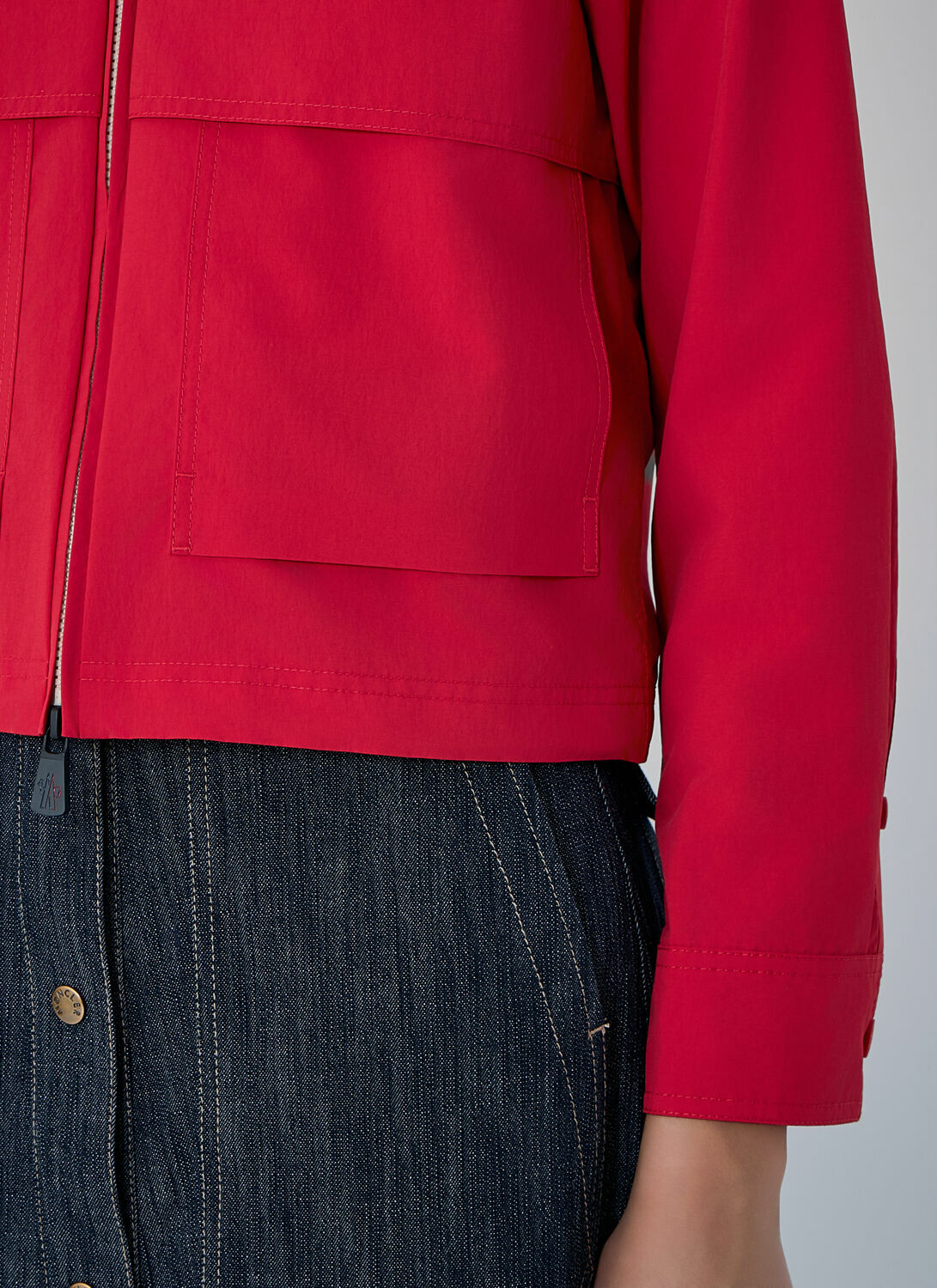 Moncler Grenoble Zip-Up Cotton Jacket