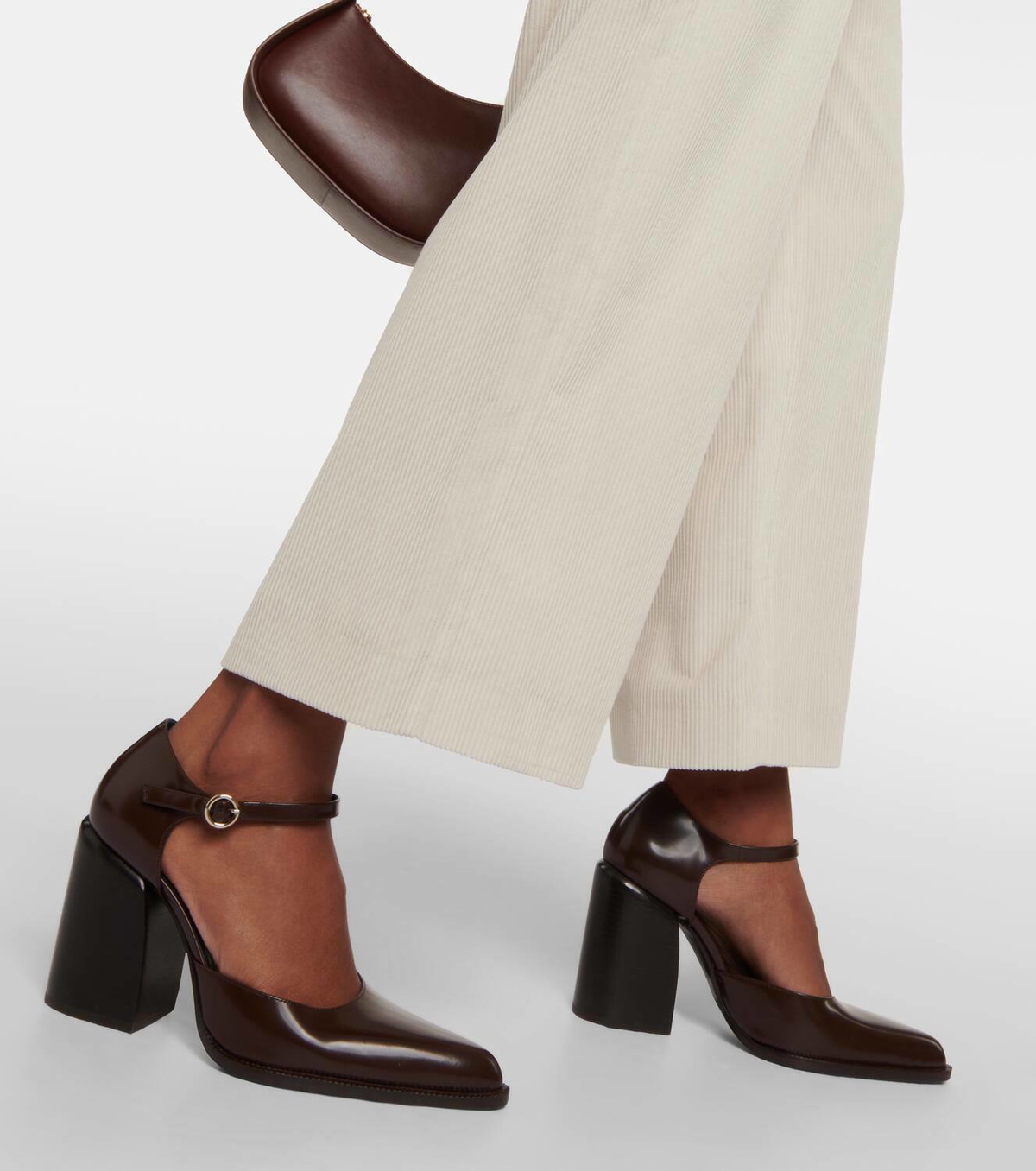 'S Max Mara Helier velvet wide-leg pants