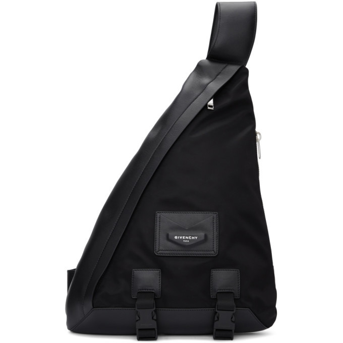 Photo: Givenchy Black One Shoulder Envelope Backpack