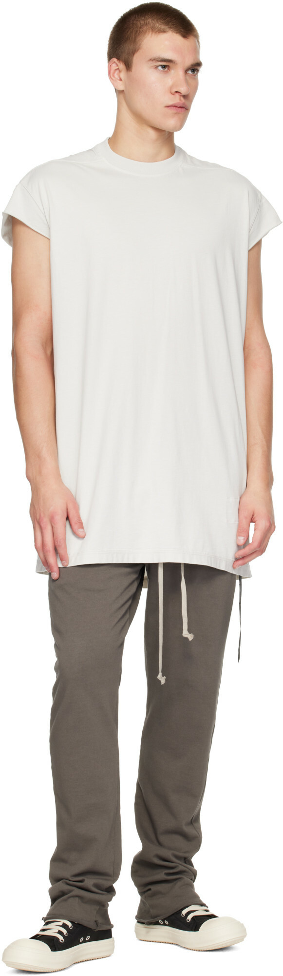 Rick Owens DRKSHDW Gray Tower Berlin Drawstring Sweatpants