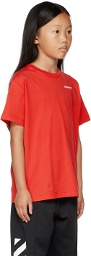 Off-White Kids Red Rubber Arrow T-Shirt