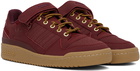 adidas Originals Burgundy Forum Low Sneakers