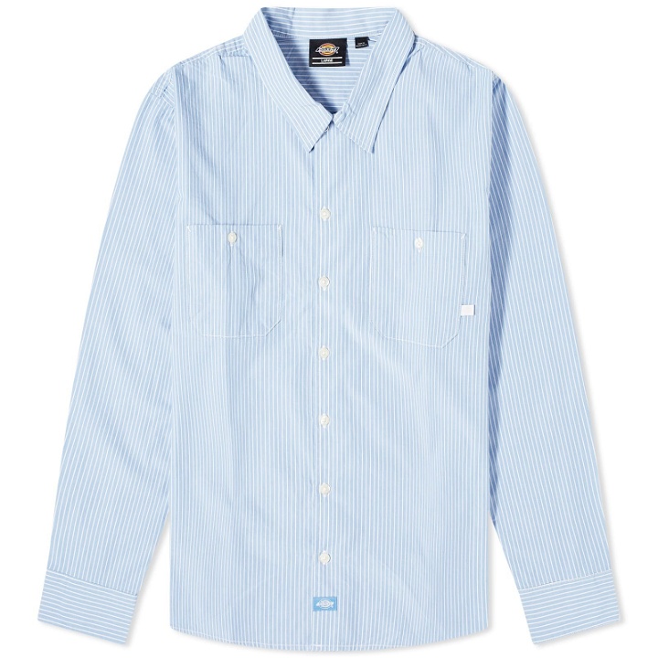 Photo: Dickies Men's Premium Collection Service Overshirt in Service Stripe