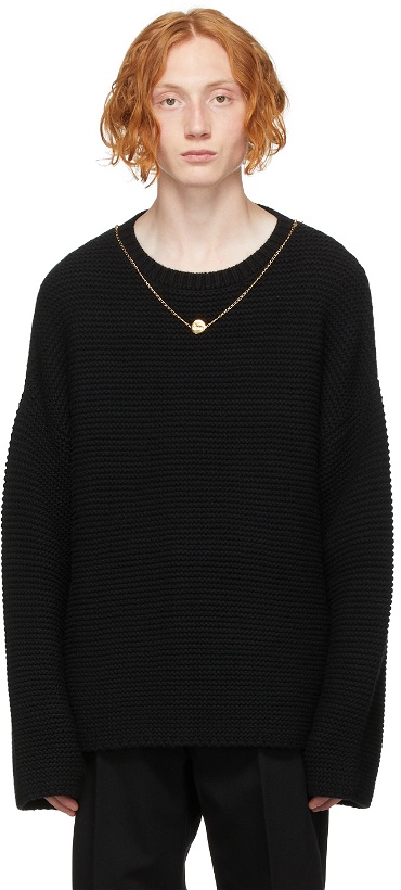 Photo: Loewe Black Cashmere Chain Sweater