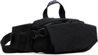C.P. Company Black Plain Paper Touch Belt Bag
