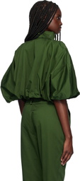 Renaissance Renaissance Green Tiny Bomber Jacket