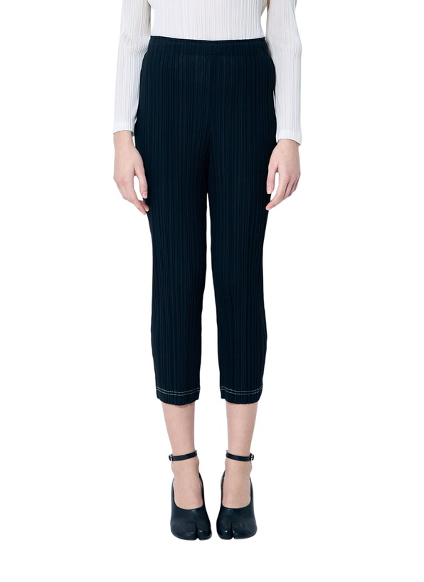 Photo: Pleats Please Issey Miyake Pleated Cropped Pants