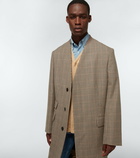 Maison Margiela - Houndstooth virgin wool coat