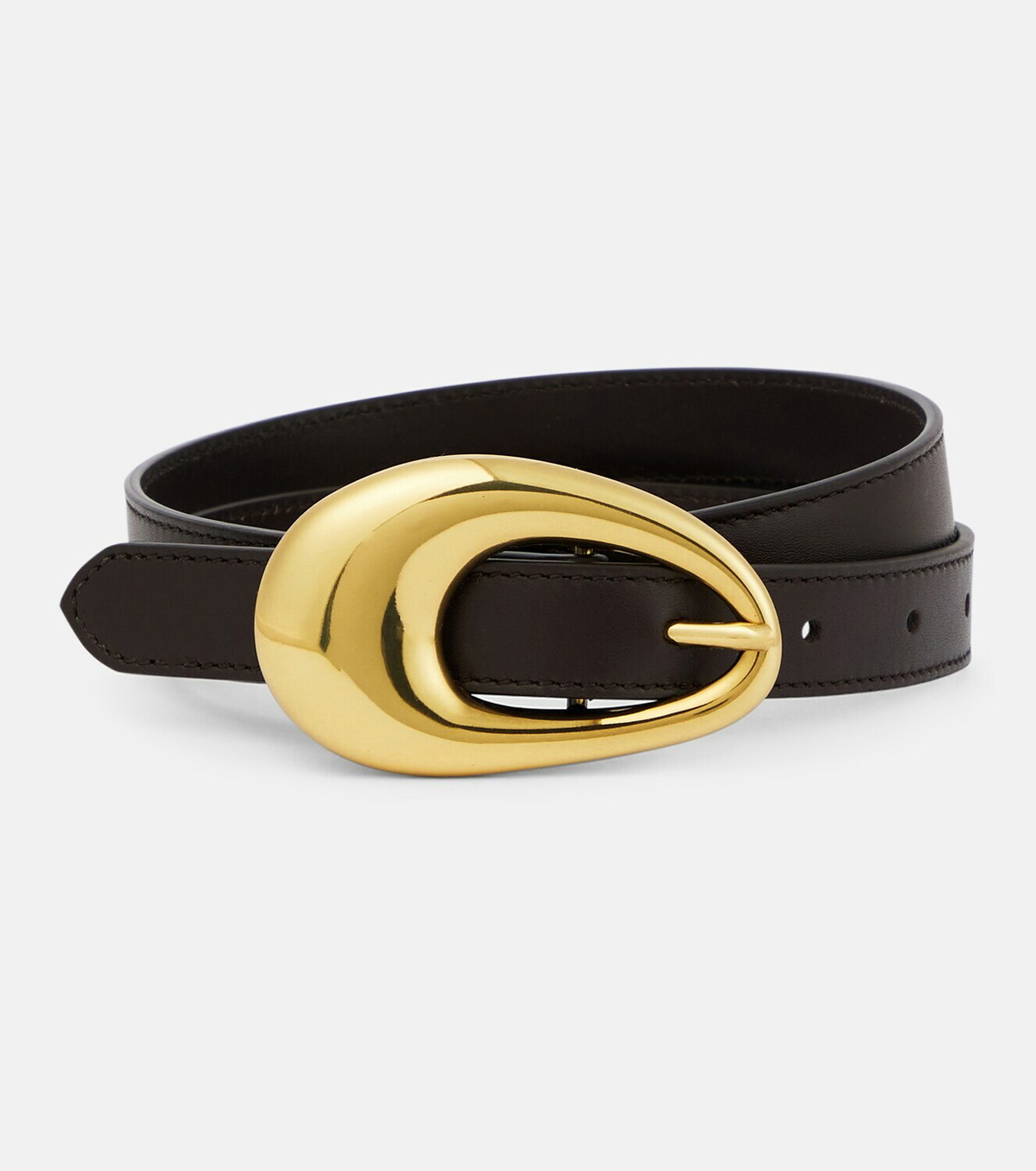BOTTEGA VENETA ゴールドバックル ベルト BOTTEGA VENETA - ボッテガヴェネタ BOTTEGAVENETA ベルト 三角