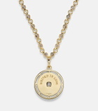 FoundRae Lovestruck Commitment 18kt gold pendant necklace with diamonds