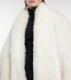 Balenciaga - BB faux fur coat