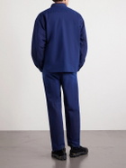 A Kind Of Guise - Nanamica Insulation Cropped Straight-Leg Padded Cotton-Blend Trousers - Blue