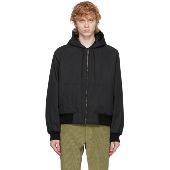 Photo: Kenzo Reversible Black Canvas Hooded Jacket