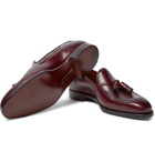George Cleverley - Adrian Burnished-Leather Loafers - Men - Burgundy