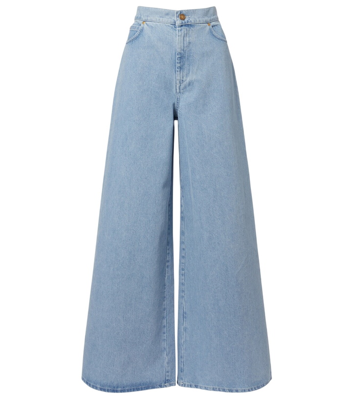 Photo: Max Mara High-rise wide-leg jeans