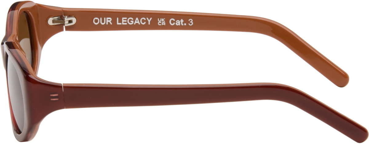 OUR LEGACY Brown Unwound Sunglasses