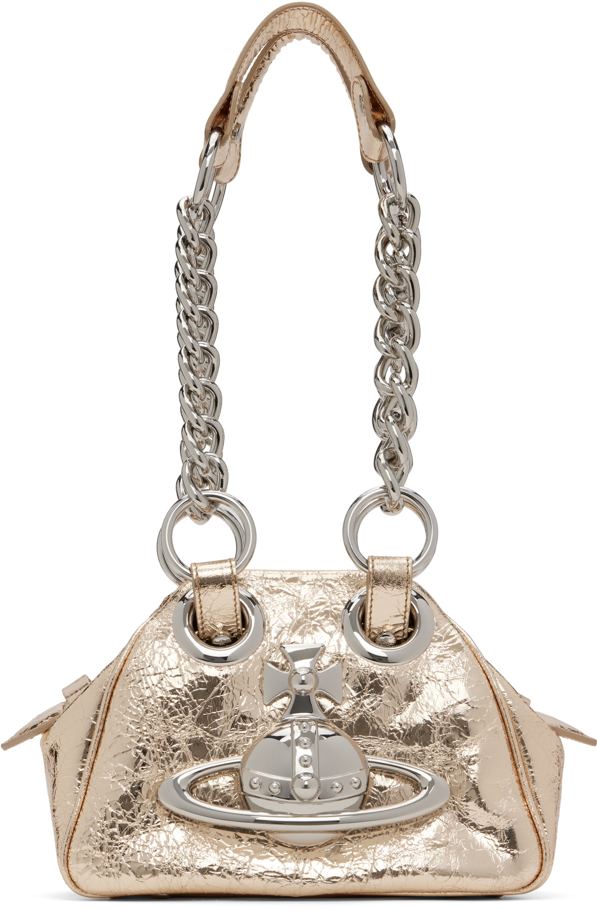 Vivienne Westwood シルバーゴールド アーカイブ チェーンバッグ Vivienne Westwood Gold Archive Chain Bag Vivienne Westwood