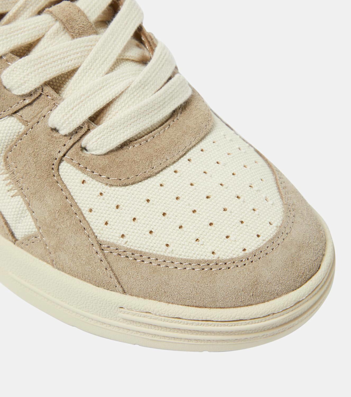 スニーカー PALM ANGELS UNIVERSITY SUEDE SNEAKER Men's luxury sneakers - University sneakers in beige suede