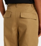 Dries Van Noten Cotton wide-leg pants