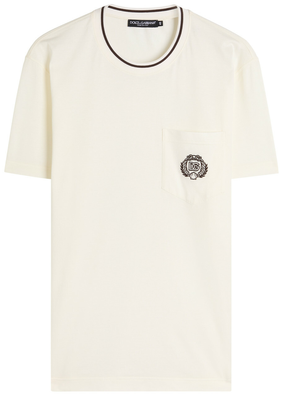 魅力【Dolce & Gabbana】コットン DGクリスタルロゴ Tシャツ ブラックのウィメンズ Tシャツ コットン DGクリスタルロゴ