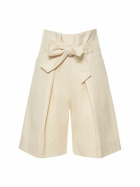 TOTEME - Tie-waist Cotton Bermuda Shorts