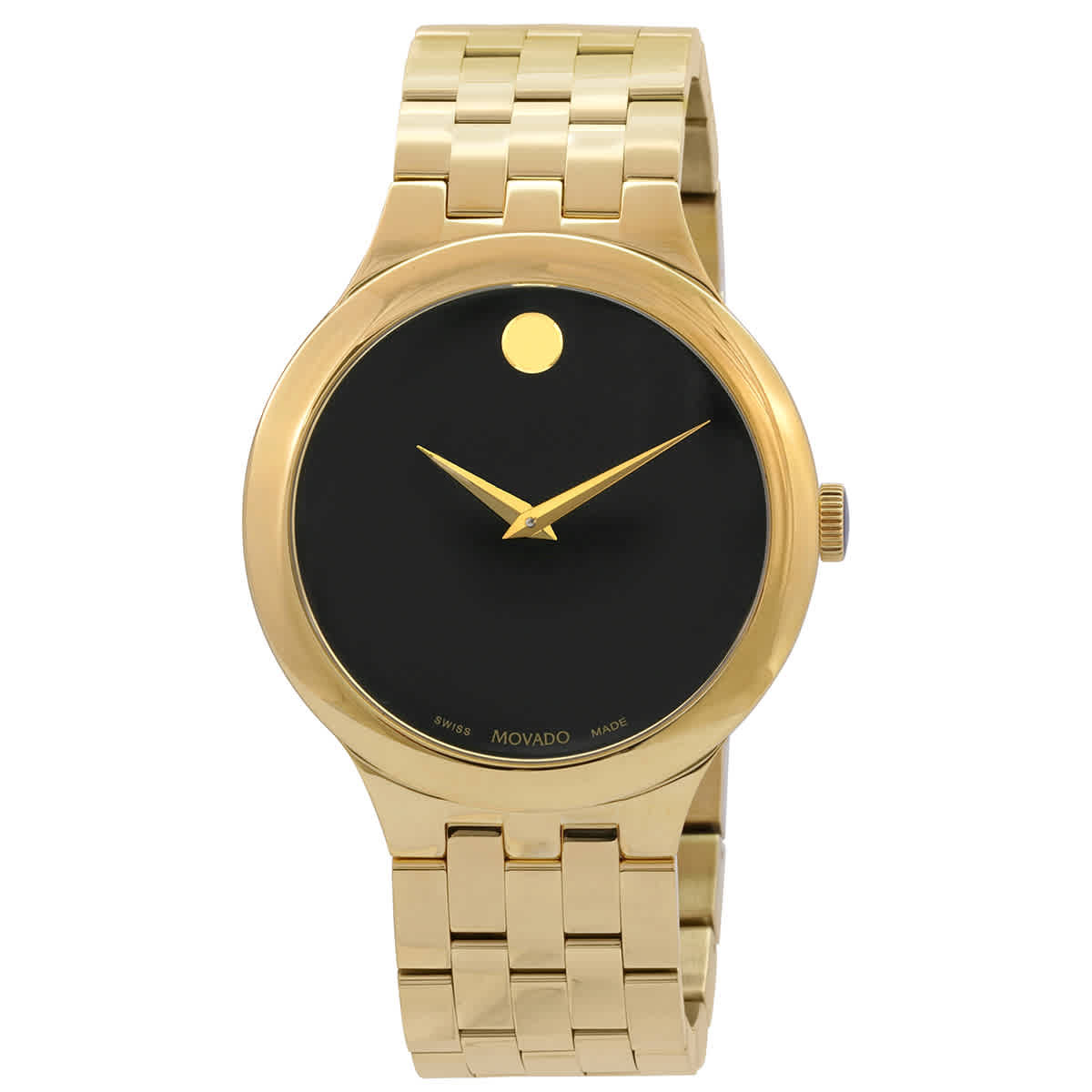 Movado Veturi Quartz Black Museum Dial Unisex Watch 0607417