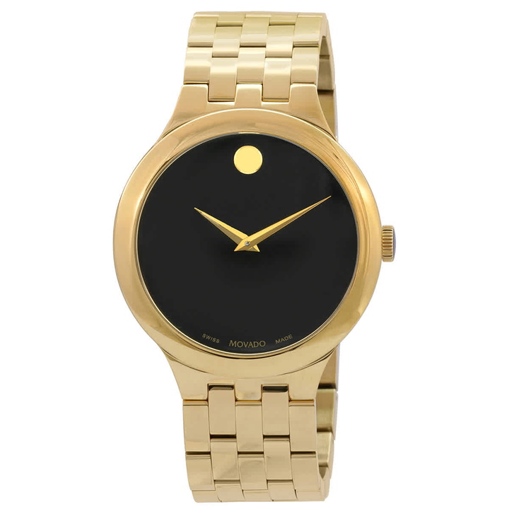 Photo: Movado Veturi Quartz Black Museum Dial Unisex Watch 0607417
