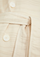 Missoni Belted Cotton-jacquard Trench Coat Sand