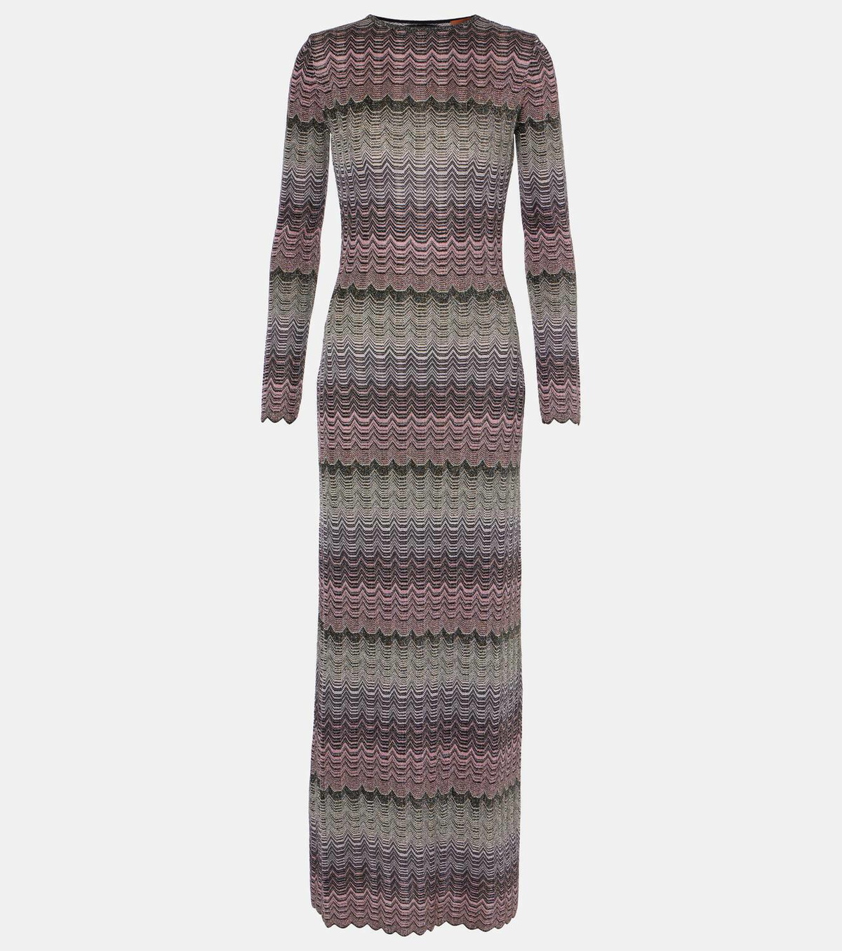 missoni lame lace dress Missoni Open-back lamé maxi dress Missoni