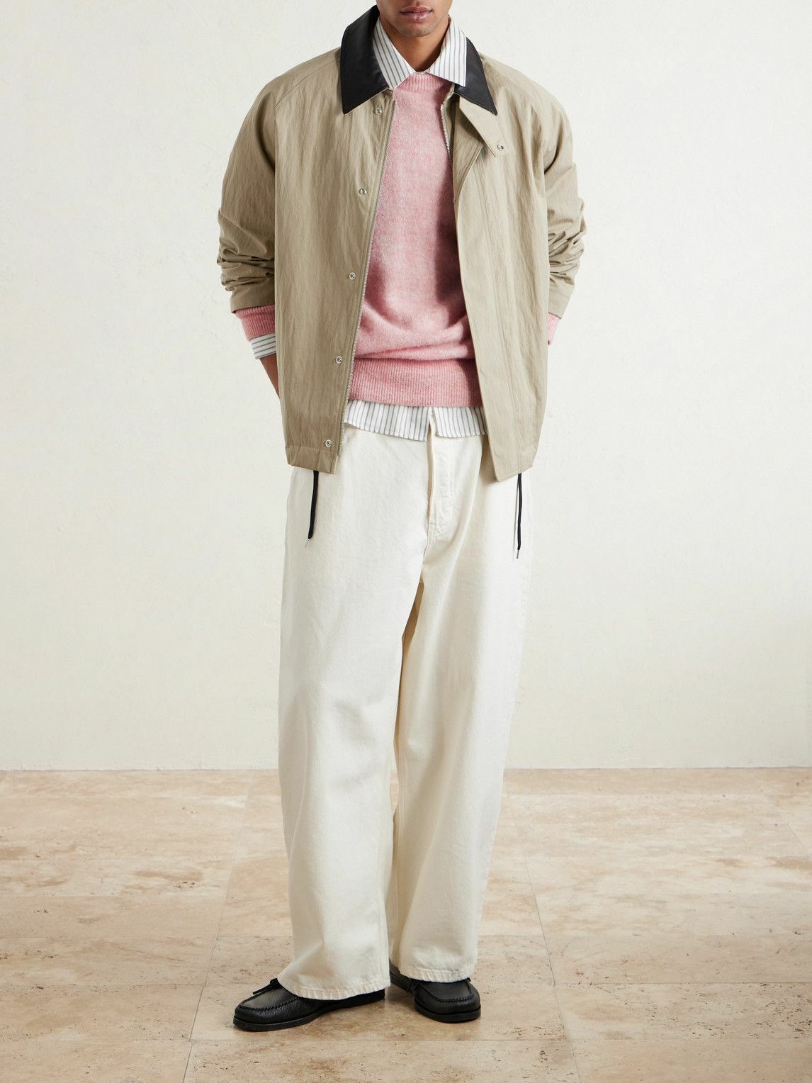 Oliver Spencer - Burley Knitted Sweater - Pink