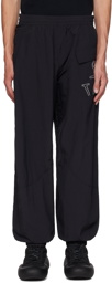 JW Anderson Black Twisted Cargo Pants