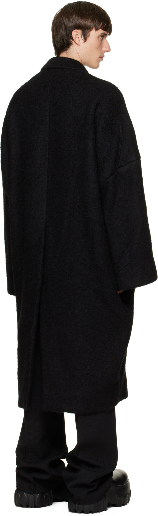 Rick Owens Black Tower Poiret Coat