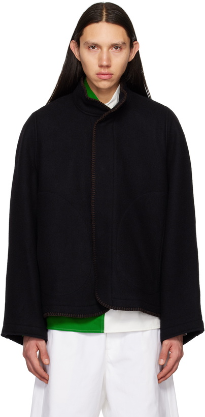 Photo: 3MAN Black Blanket Jacket