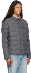 Polo Ralph Lauren Gray Quilted Down Jacket